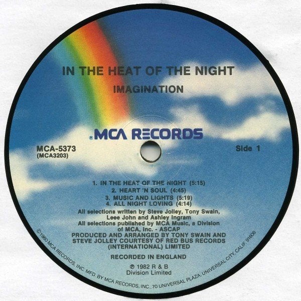 Imagination – In The Heat Of The Night 1982 funk/disco, LP, Gebruikt, Funk, Originele persing
