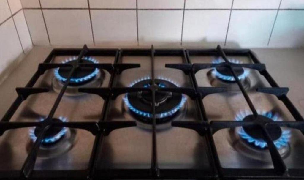 Ariston 5 pits RVS inbouw gasfornuis wokbrander geldrop, Ophalen, Inbouw, Gas, 5 kookzones of meer