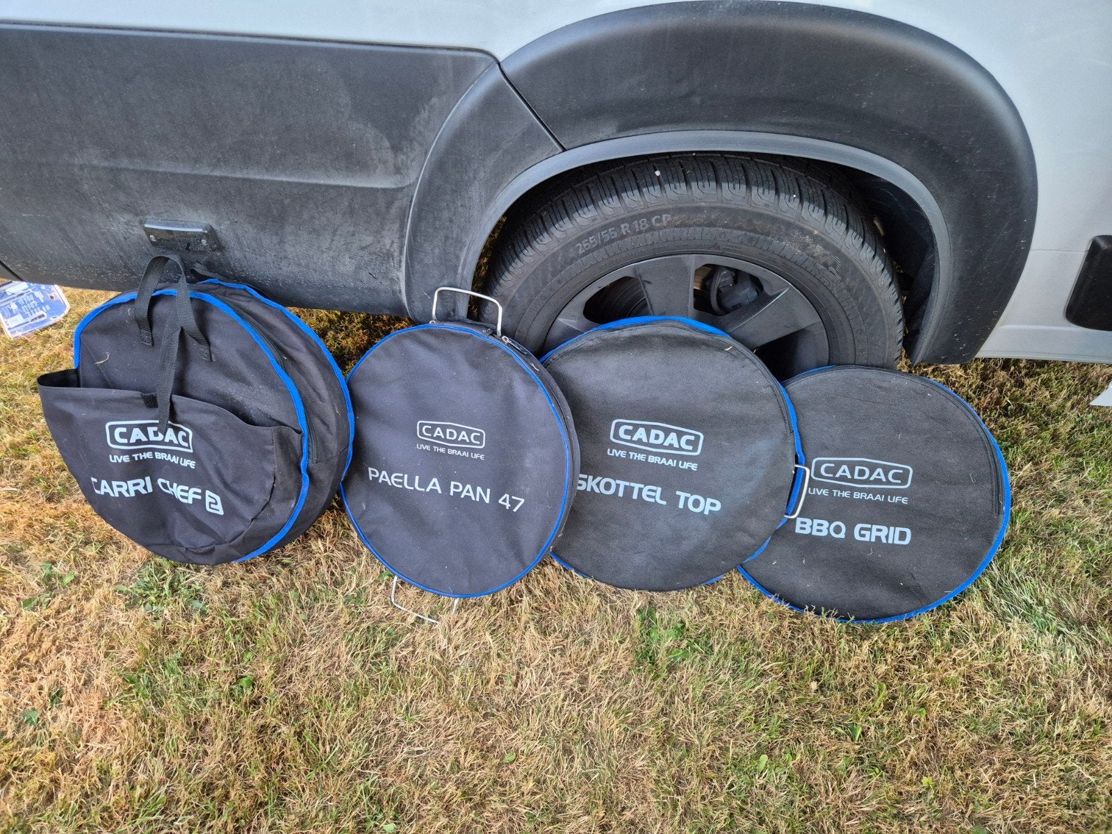 Cadac Carry chief 2, met Skottelbraai, grillplaat, paellapan, Ophalen, Zo goed als nieuw