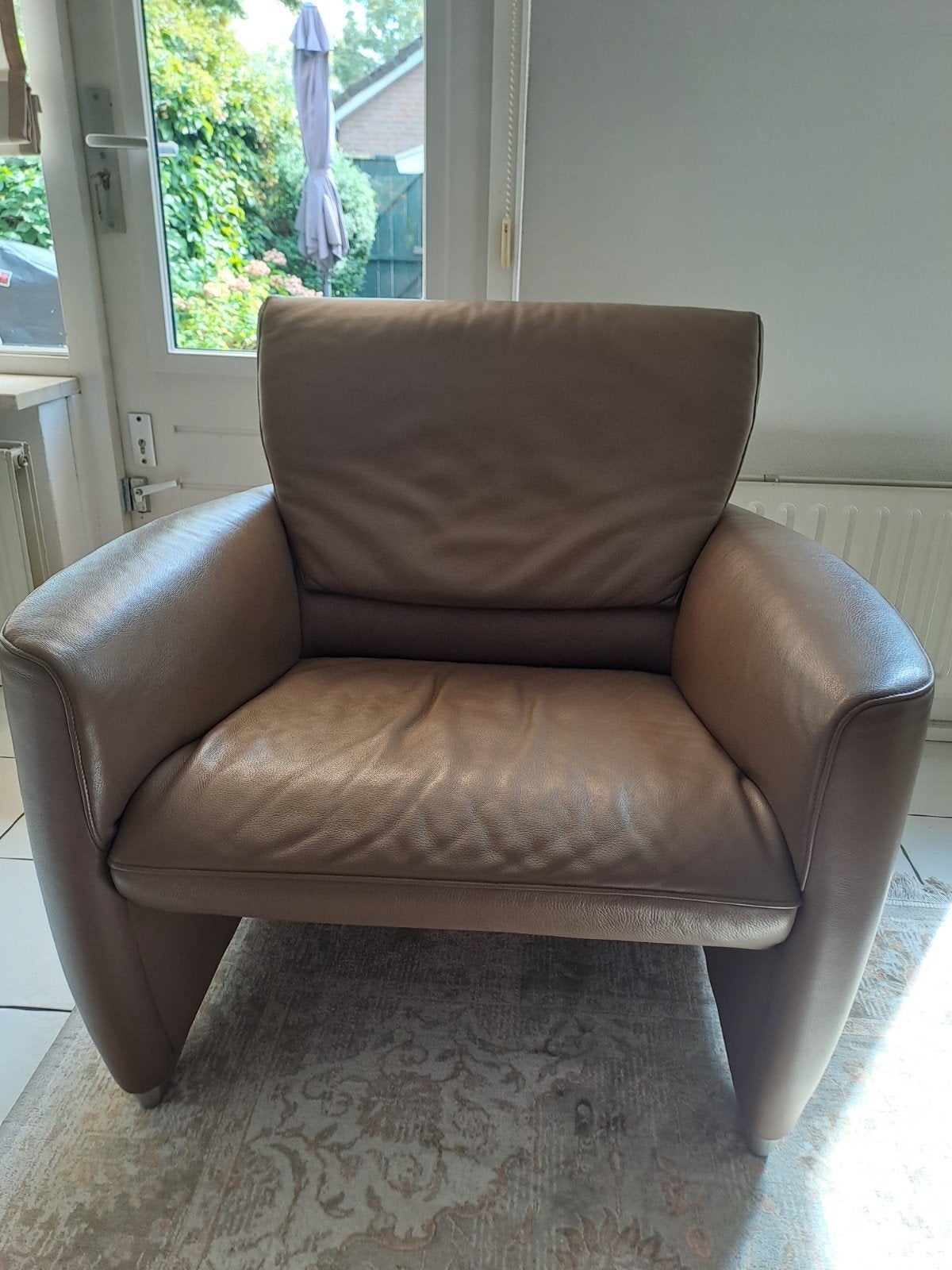 Z.g.a.n. 2 Jori Vinci JR-3280 lounge-fauteuils en 1 hocker., Huis en Inrichting, Fauteuils, Ophalen, Jori Design, Zo goed als nieuw