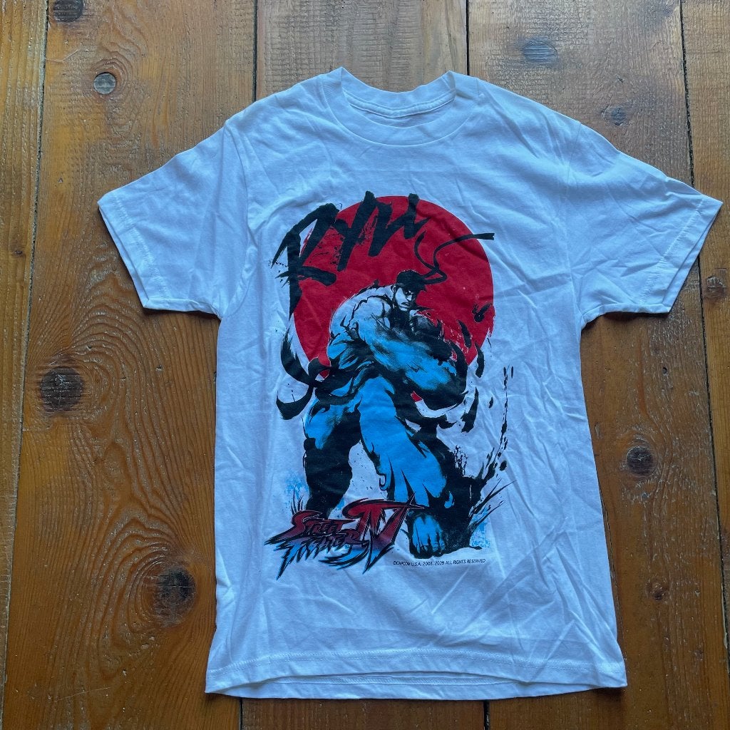 Street Fighter IV Ryu T-shirt - LVLP - Deadstock - S - A-256, LVLP, Verzenden, Wit, Nieuw