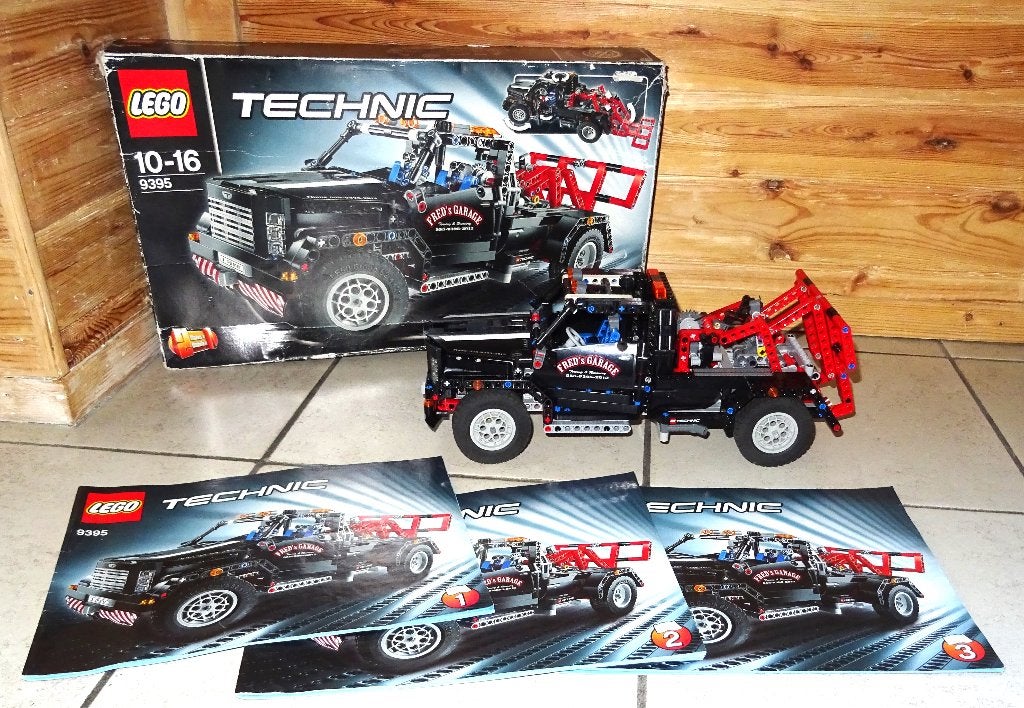 Lego Technic 9395 Pick-up sleepwagen, Kinderen en Baby's, Ophalen of Verzenden, Gebruikt, Lego