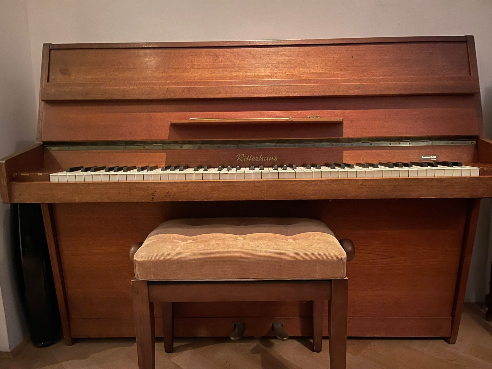 Piano - klassiek houten model, Ophalen of Verzenden, Gebruikt, Bruin