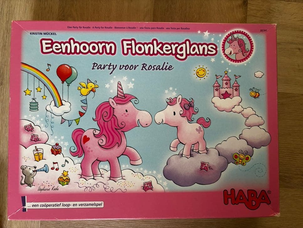 Bordspel Haba (eenhoorn/unicorn), Ophalen, Zo goed als nieuw