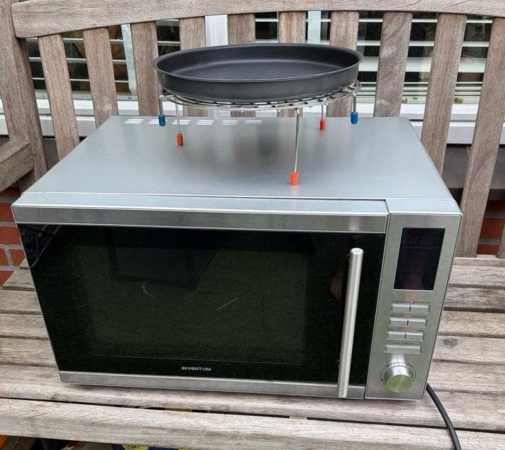 Inventum Combimagnetron, Witgoed en Apparatuur, Magnetrons, Ophalen, Combimagnetron, Grill, Zo goed als nieuw