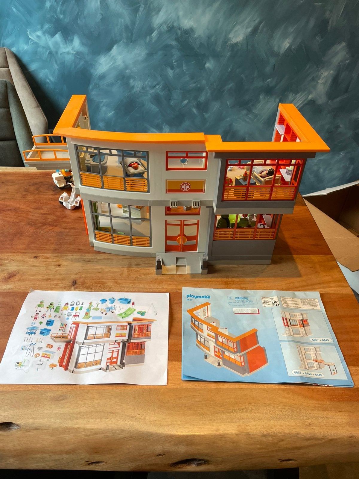 Playmobil ziekenhuis, Ophalen, Gebruikt