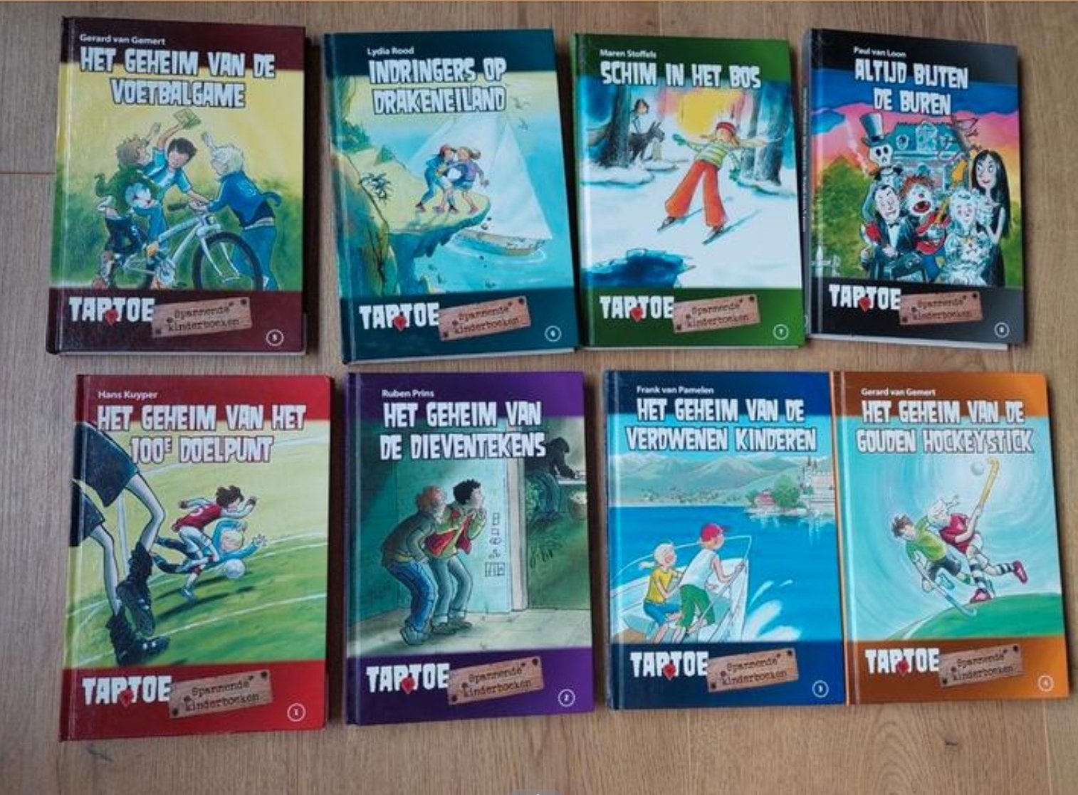 8x Spannende Kinderboeken serie Taptoe, Ophalen of Verzenden, Zo goed als nieuw, Fictie algemeen