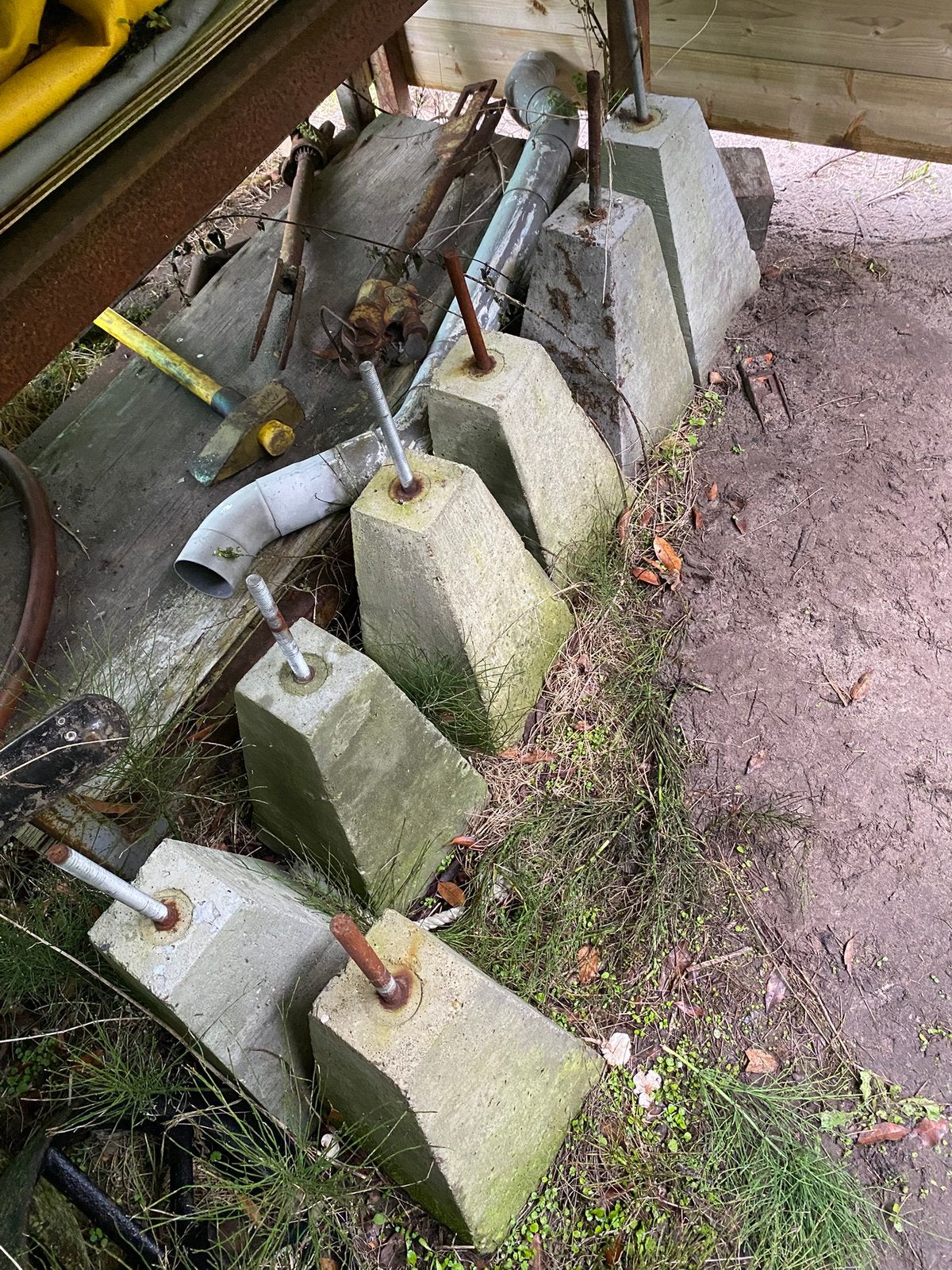 Betonpoer betonpoeren, Ophalen of Verzenden, Zo goed als nieuw