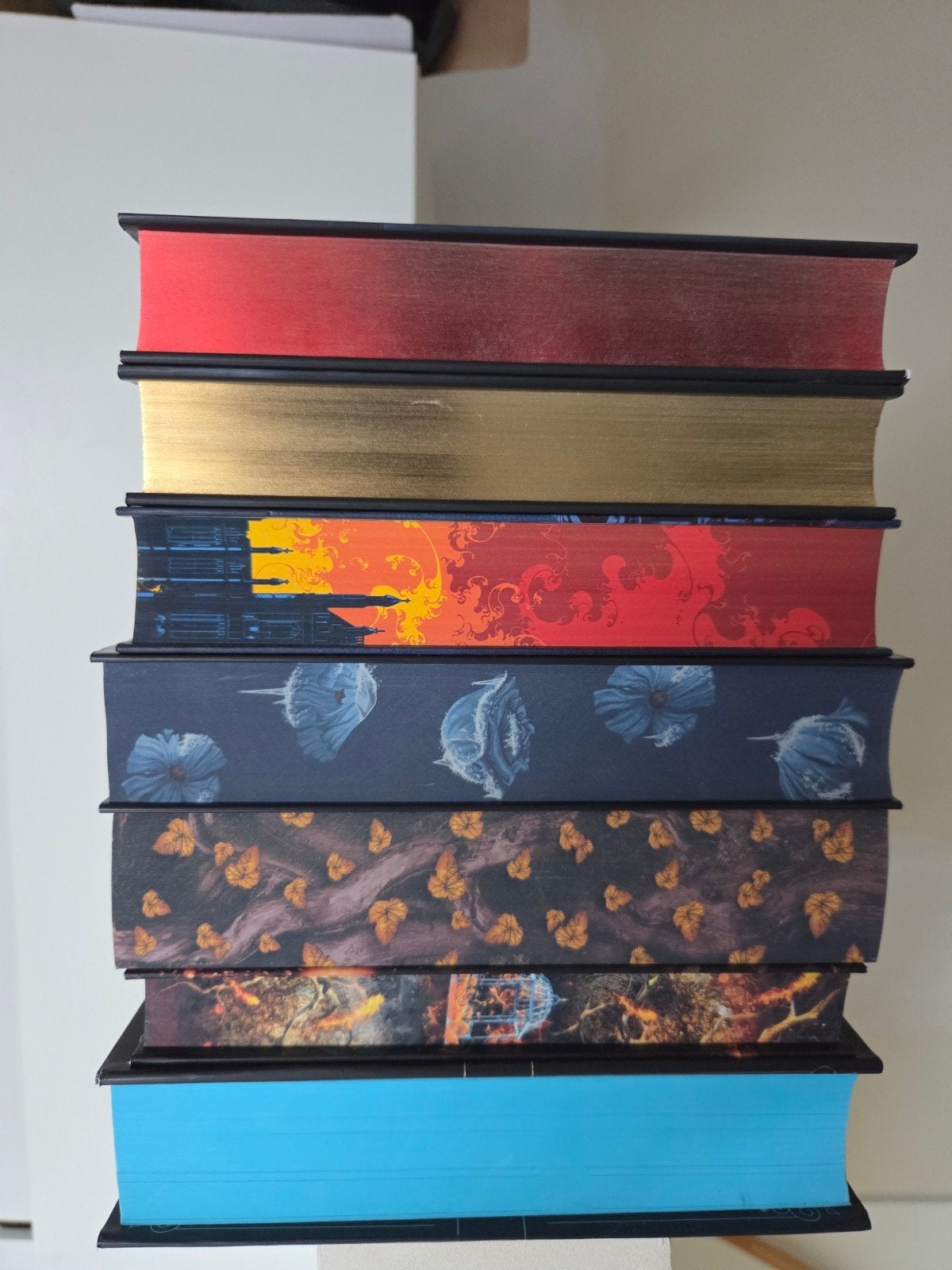 7x Sprayed Edges Fantasy boeken oa Limited Edition, Boeken, Fantasy, Ophalen of Verzenden, Zo goed als nieuw
