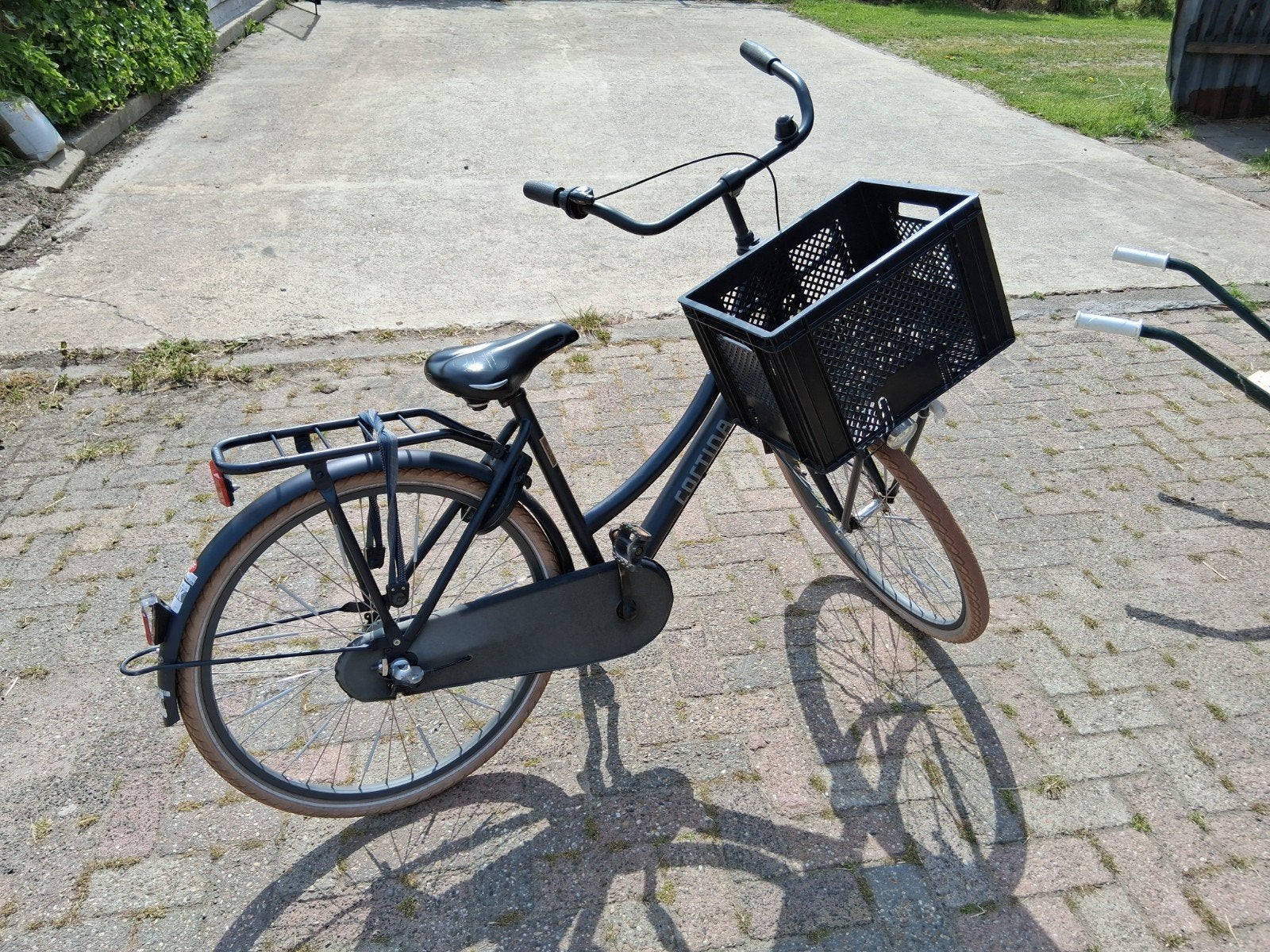 Cortina fiets 26 inch met voordrager en krat, Overige merken, Gebruikt, Ophalen of Verzenden, Minder dan 47 cm