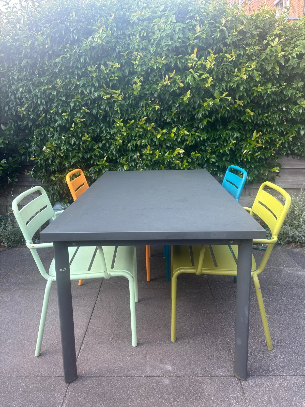Design Tuinset van EMU - Kleurrijk en Duurzaam, Ophalen, Gebruikt, Eettafel, Tuinset