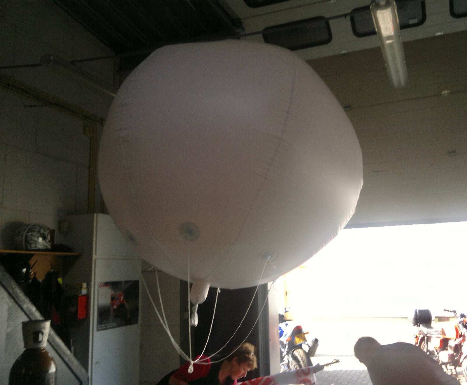 Grote PVC reclameballon (gebruikt), Ophalen of Verzenden, Zo goed als nieuw, Overige typen, Overige
