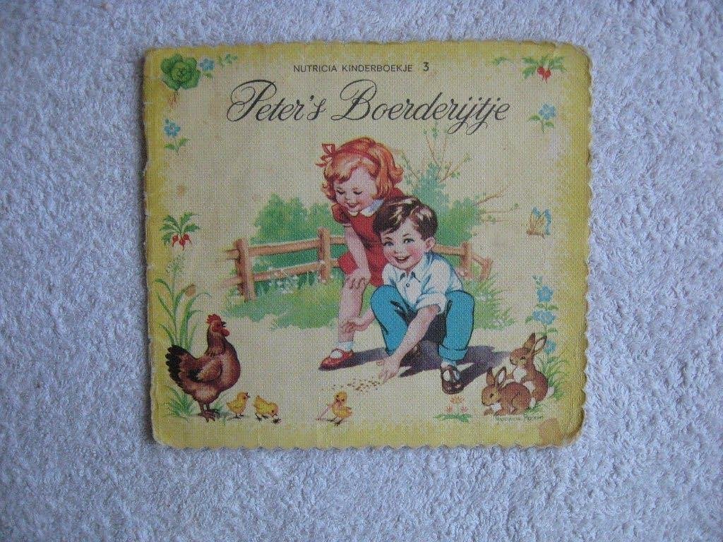 Peter's Boerderijtje (zwart logo) Nutricia kinderboekje 3, Verzenden, Gebruikt, Overige typen