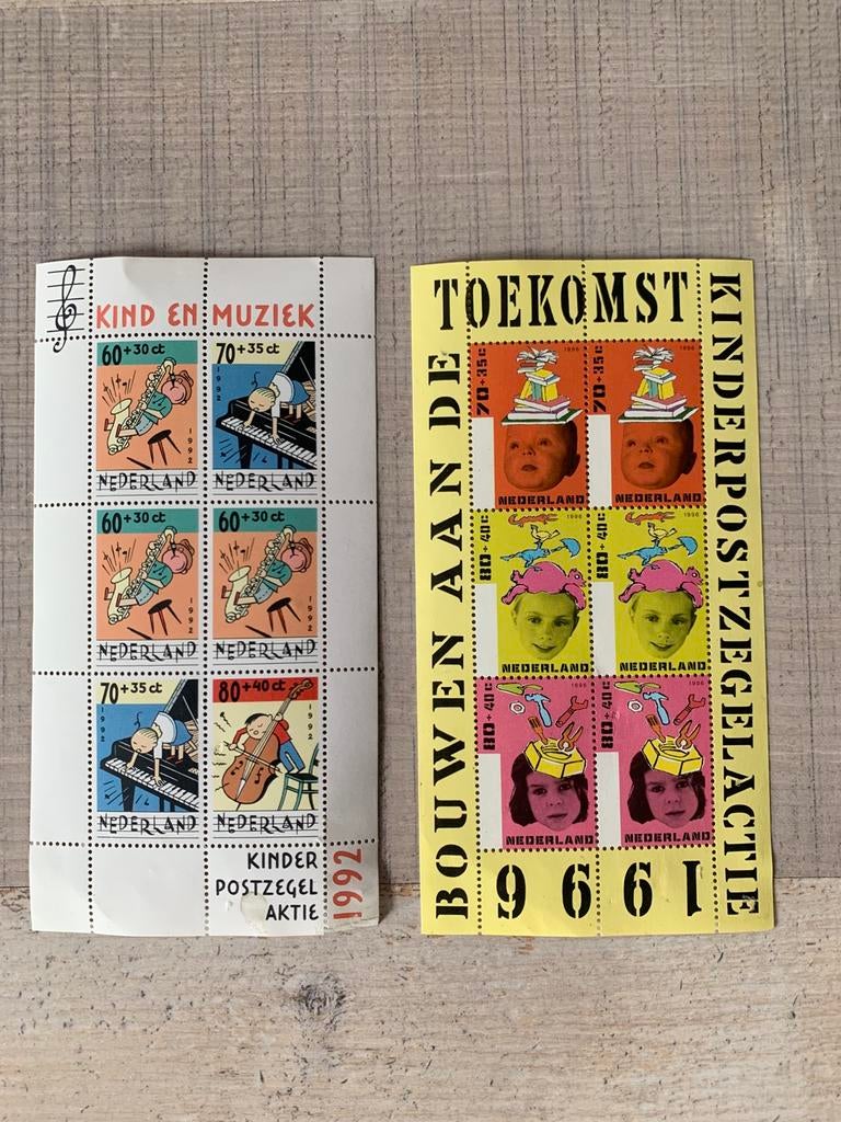 Kinderpostzegels 1992 & 1996, Postzegels en Munten, Postzegels | Nederland, Ophalen of Verzenden, Postfris