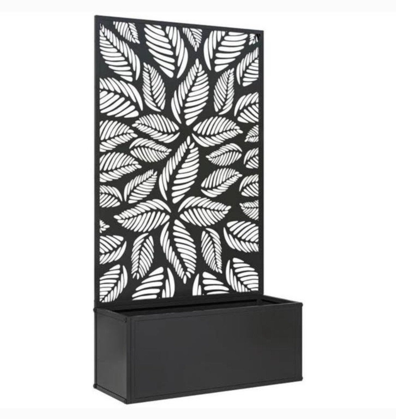 Metalen Plantenbak met Klimrek - Zwart, 137 cm NIEUW, Nieuw, Ophalen of Verzenden, A, Metaal