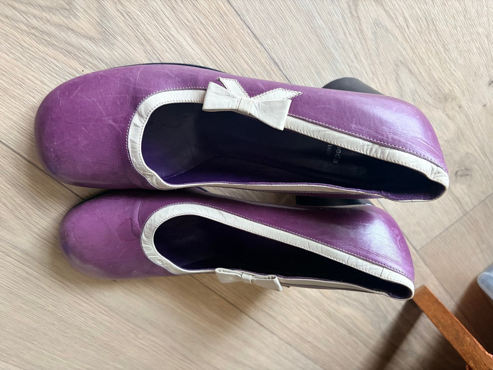 Valmy Mode Paarse Leren Pumps, Pumps, Overige kleuren, Verzenden, Zo goed als nieuw