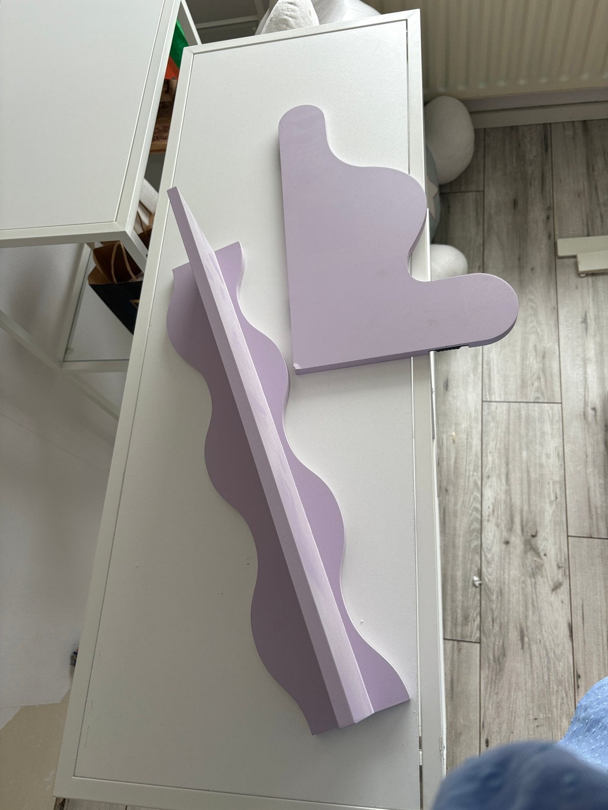 Wandplankjes, Ophalen