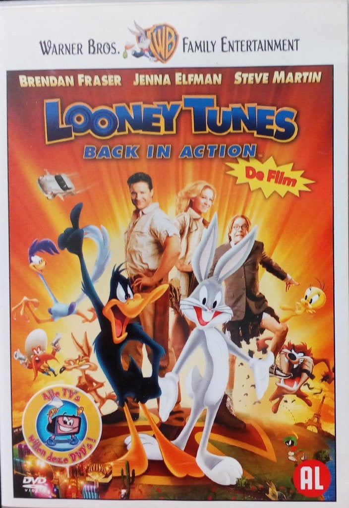 Dvd - Looney Tunes Back in Action, Cd's en Dvd's, Alle leeftijden, Ophalen of Verzenden, Zo goed als nieuw