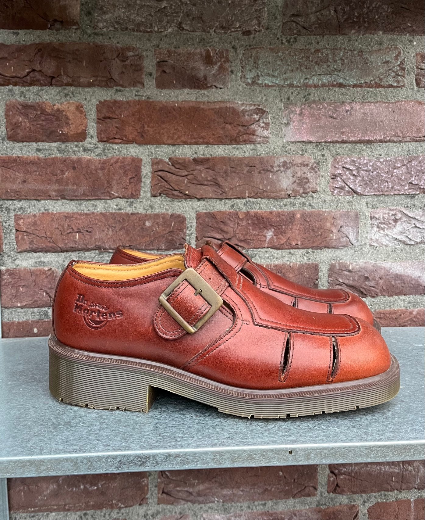 Dr. Martens 8355 MIE Monk strap maat Uk 8/ Eu 42, Kleding | Heren, Schoenen, Loafers, Dr. Martens, Docs, Bruin