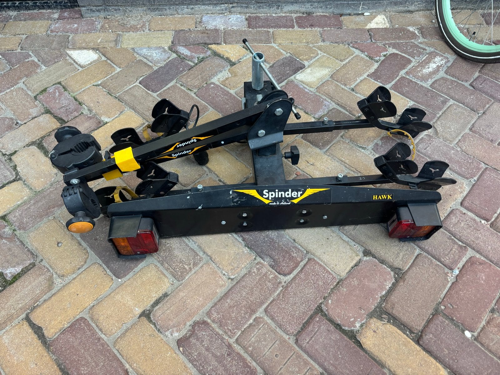 Spinder Hawk Trekhaakdrager voor 2 fietsen, Ophalen, 2 fietsen, Gebruikt, Trekhaakdrager