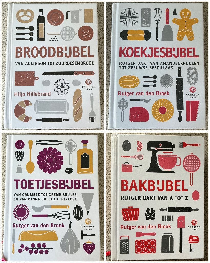 Broodbijbel / Koekjesbijbel / Toetjesbijbel / Bakbijbel (HC), Ophalen of Verzenden, Zo goed als nieuw, Van den Broek Hillebrand