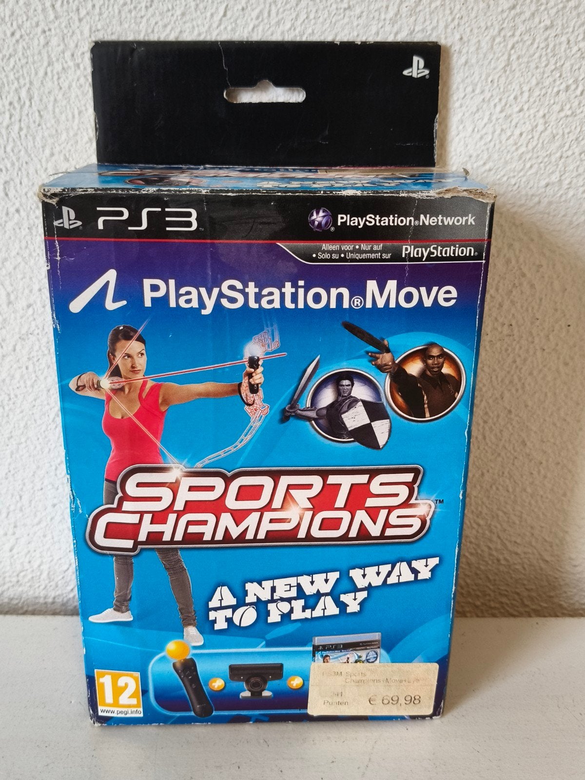 PlayStation Move Sports Champions Bundel PS3, Met 2 controllers, Ophalen of Verzenden, Slim, Gebruikt