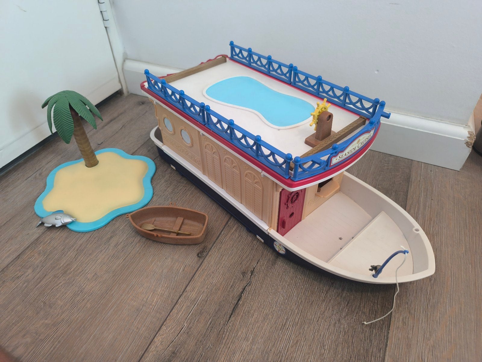 Sylvanian Families boot inclusief accessoires, Ophalen of Verzenden, Gebruikt, Meisje