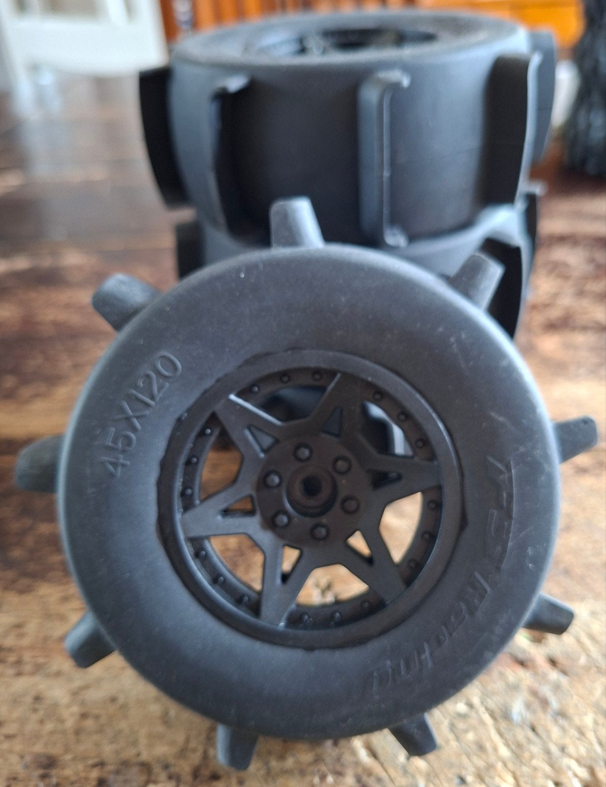 Paddle banden Gloednieuw, Ophalen of Verzenden, Nieuw, Schaal 1:10, Auto offroad
