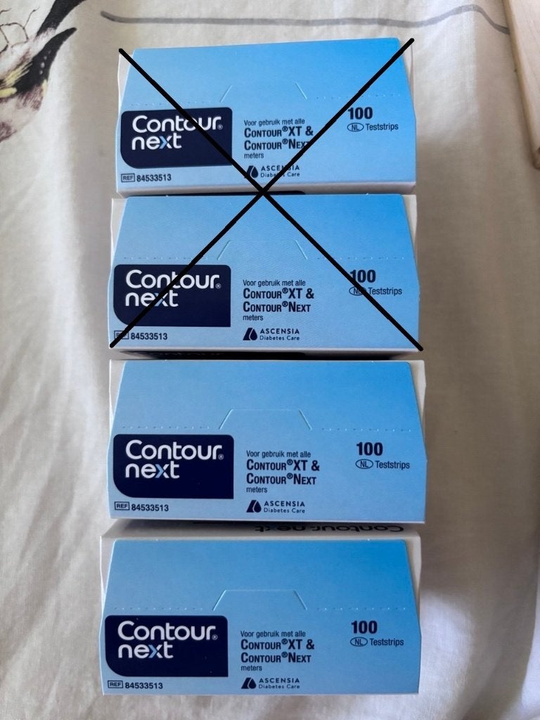 Ascensia Contour Next teststrips 2 x 100 strips VASTE PRIJS!, Ophalen of Verzenden, Nieuw