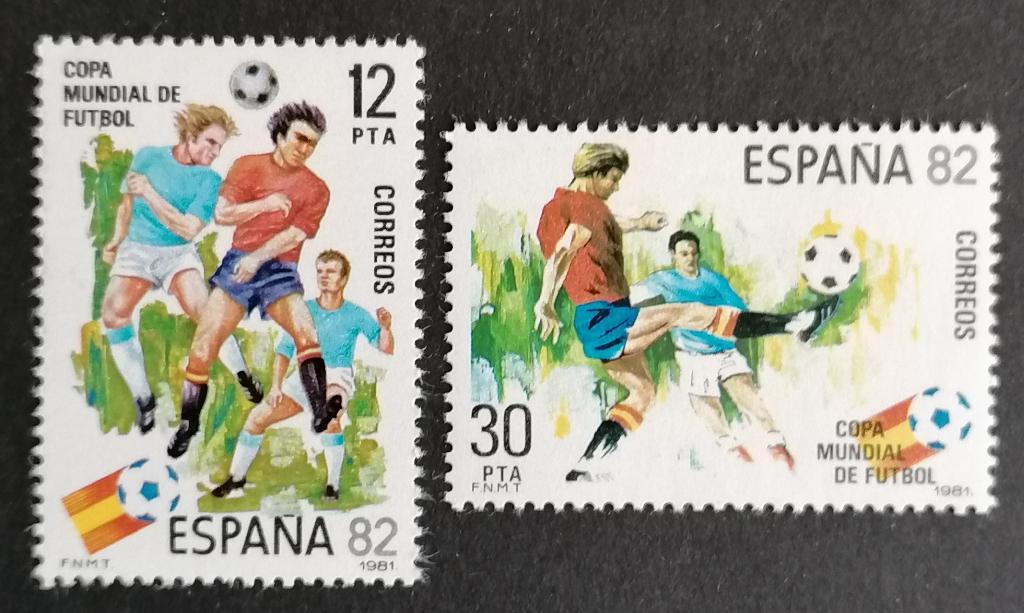 SPANJE - WK Voetbal 1982, Postzegels en Munten, Verzenden, Postfris