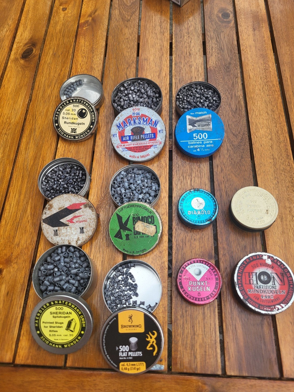 Vintage Luchtbuks diabolo 4.4 mm 4.5mm, 5.5 mm & 5.05mm, Ophalen of Verzenden, Gebruikt