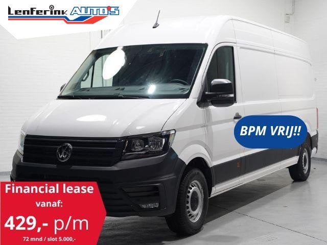 Volkswagen Crafter 2.0 TDI 140 pk L4H3 Airco, Cruise Control, Voorwielaandrijving, Stof, Gebruikt, 4 cilinders