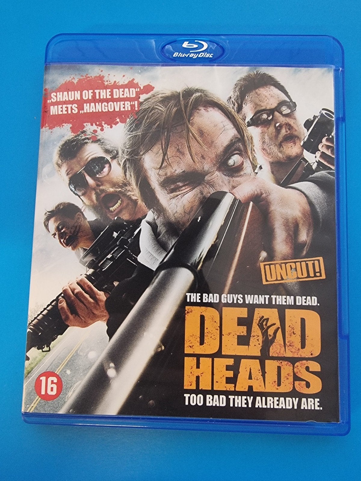 Dead Heads Blu-ray - Ongeknipt Zombie Actie Komedie, Vanaf 16 jaar, Nederlands, Ophalen of Verzenden, Zo goed als nieuw