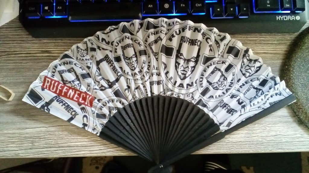 hand waaier fan ruffneck, Ophalen of Verzenden, Nieuw