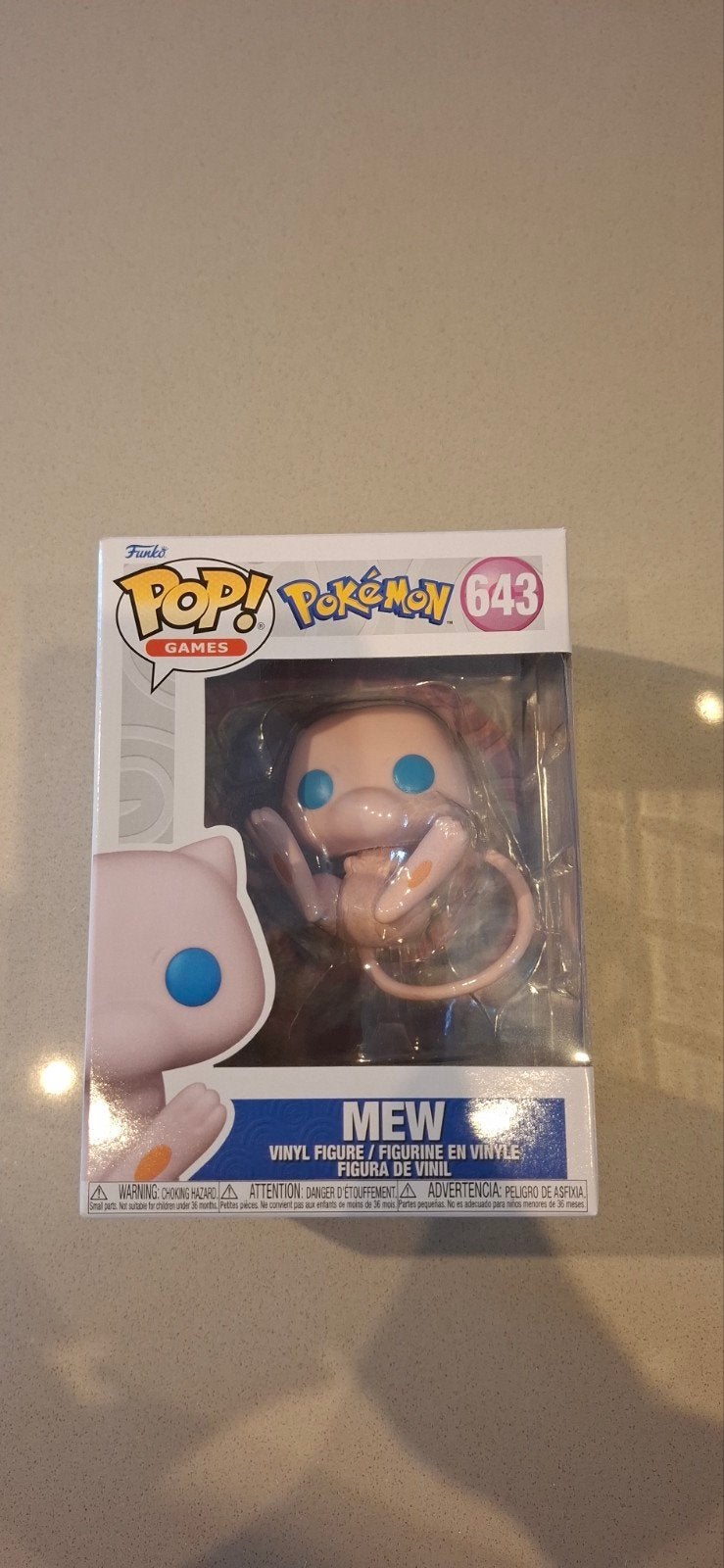 Funko Pop! Pokémon Mew #643, Verzamelen, Ophalen of Verzenden, Zo goed als nieuw