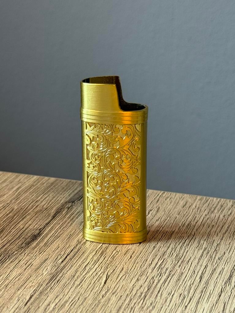 Goudkleurige aanstekerhouder, Verzamelen, Rookartikelen, Aanstekers en Luciferdoosjes, Ophalen of Verzenden, Nieuw, Aansteker