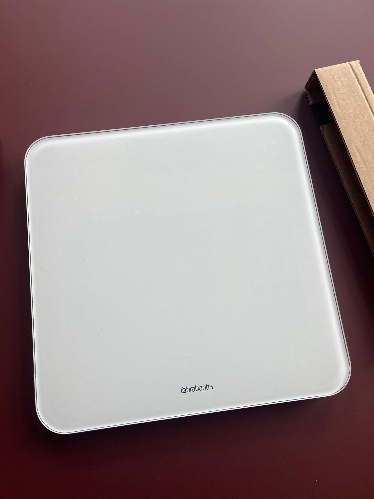 Brabantia Digitale Personenweegschaal - Wit, Witgoed en Apparatuur, Weegschalen, Zo goed als nieuw, Digitaal, Personenweegschaal