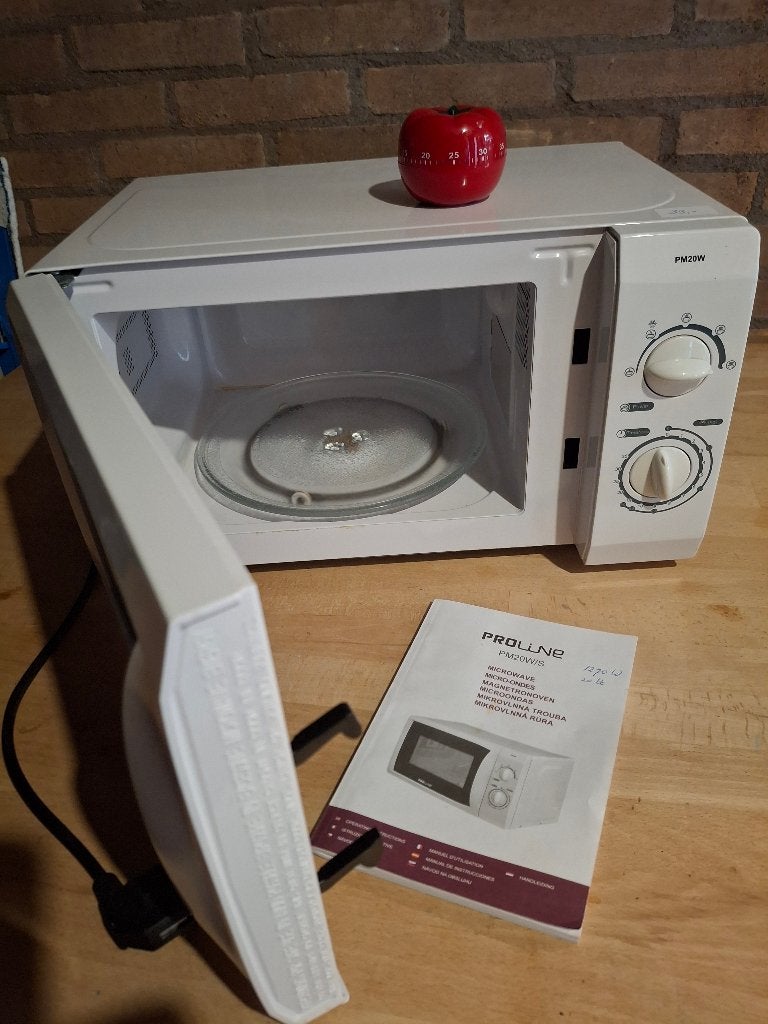 Magnetron Proline 20 liter - 1270 W, Ophalen, Minder dan 45 cm, Draaiplateau, Vrijstaand