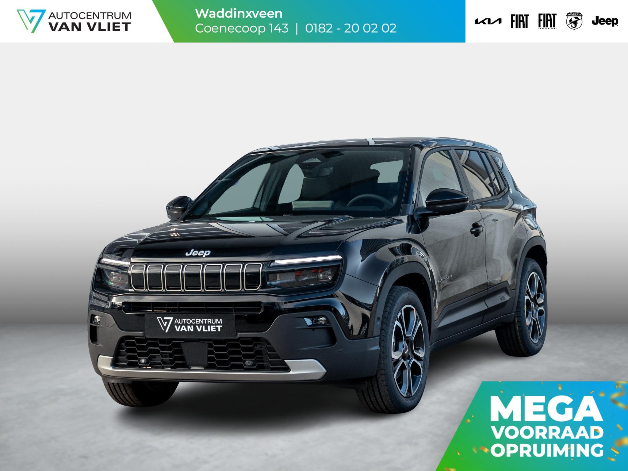 Jeep Avenger Summit 54 kWh | Uit voorraad leverbaar | Schuif, Auto's, Jeep, 394 km, Gebruikt, 156 pk, Met garantie (alle)