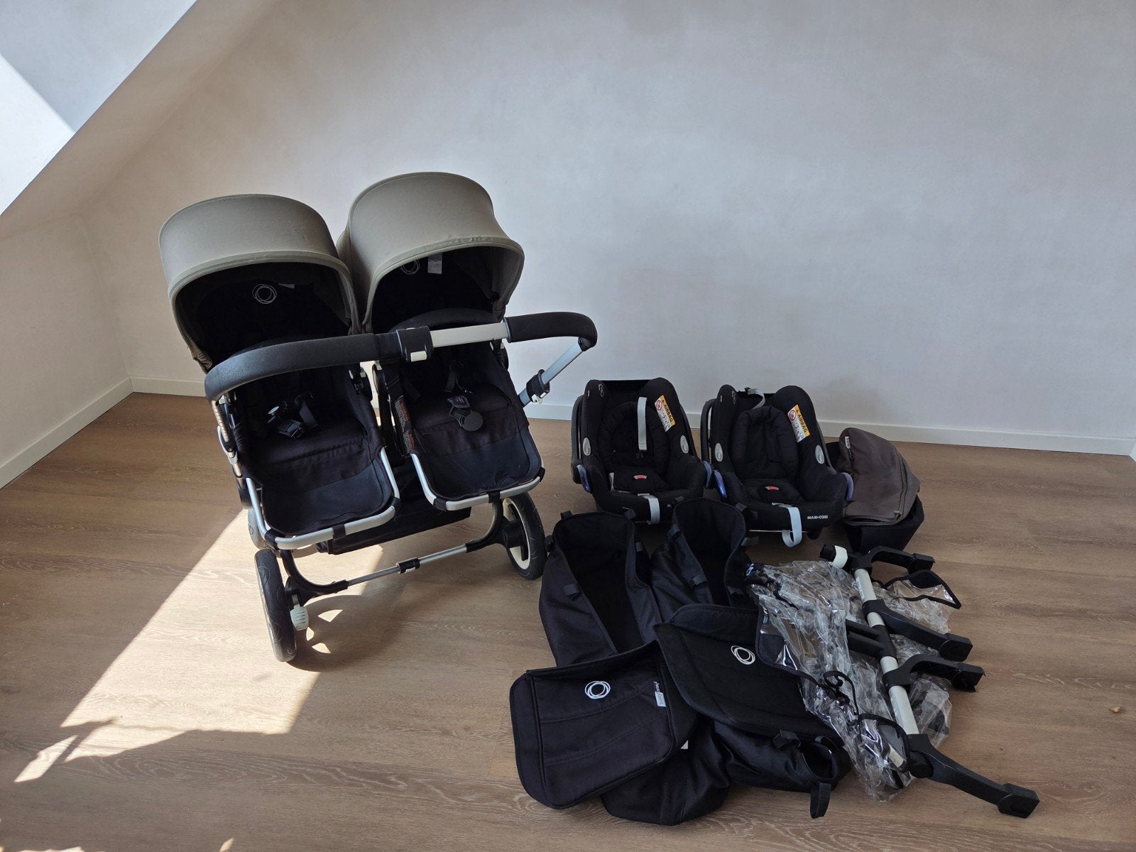 Bugaboo duo wagen compleet, Ophalen, Gebruikt, Kinderwagen of Buggy