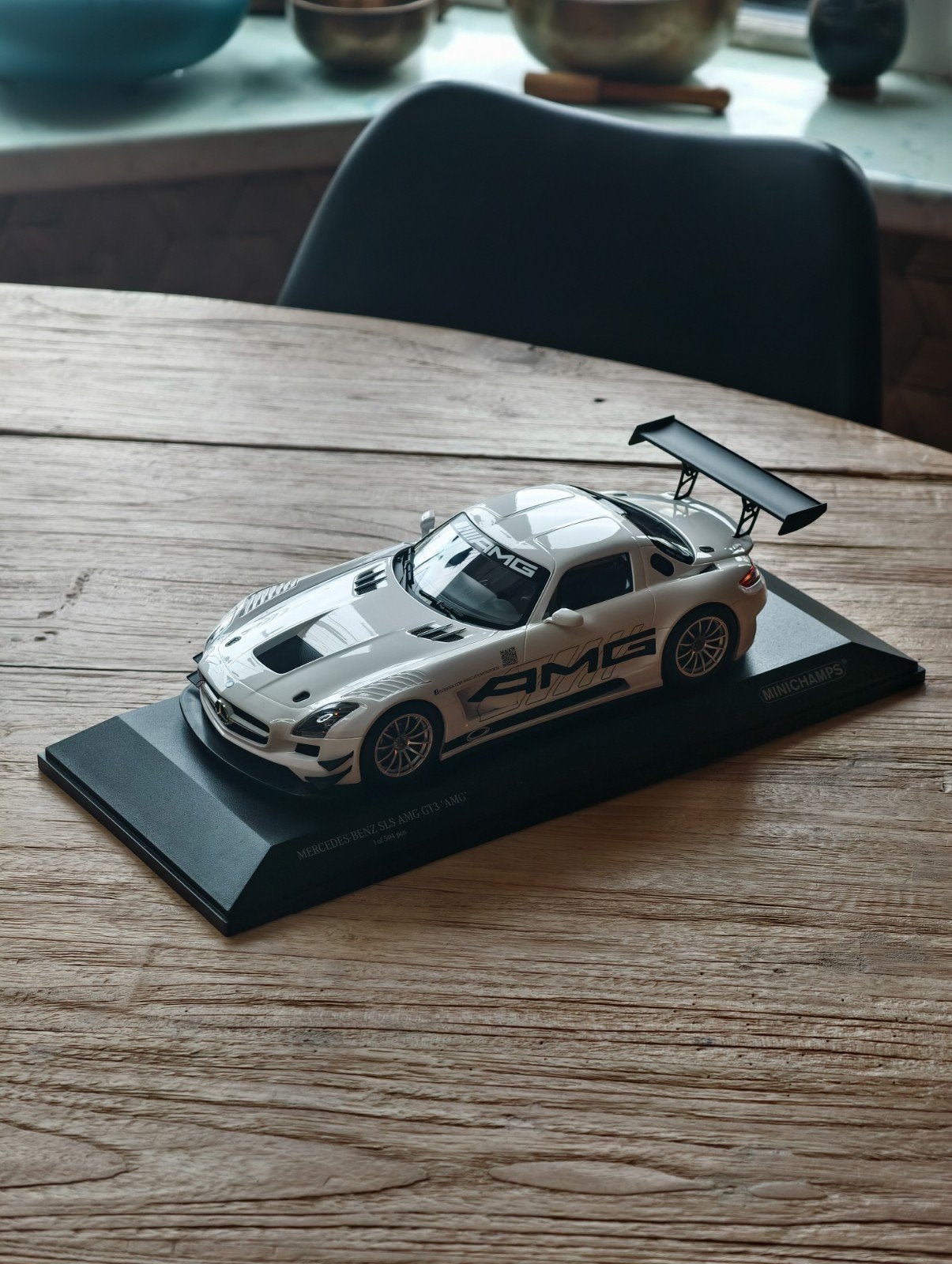 minichamps 1:18 sls amg gt3, Ophalen of Verzenden, Nieuw, Auto, MiniChamps