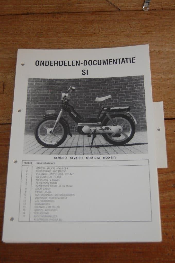 Vespa Piaggio Si onderdelenboek, Ophalen of Verzenden, Nieuw