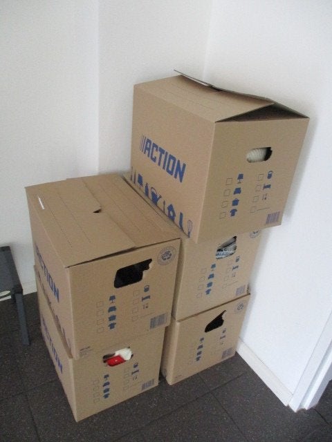 partij groot 5 dozen vol dames kleding merk maat 36 S, Ophalen, Zo goed als nieuw, Maat 36 (S)
