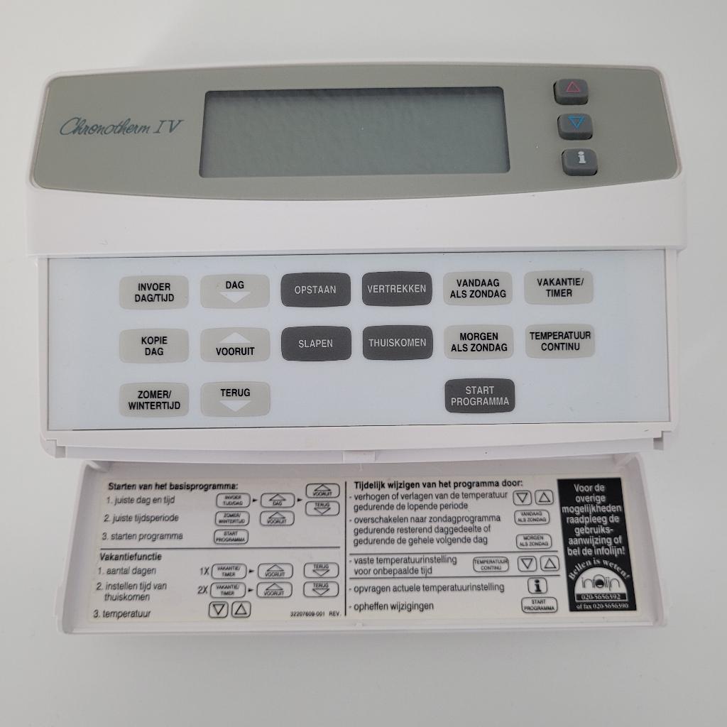 Honeywell Chronotherm IV Thermostaat (incl. handleiding), Ophalen of Verzenden, Gebruikt