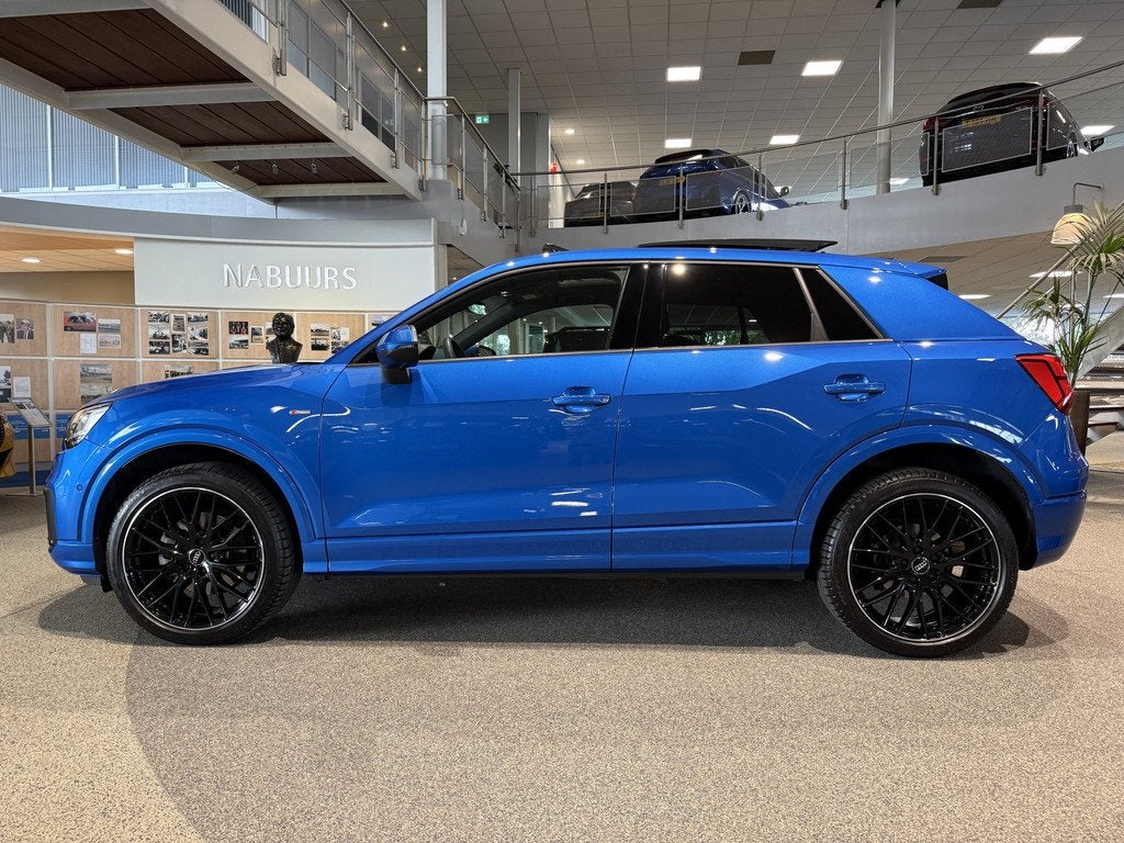 Audi Q2 40 TFSI quattro 3x S-Line, Pano, Trekhaak, B&O, Adap, Auto's, Audi, Automaat, 12 maanden, 15 km/l, Gebruikt