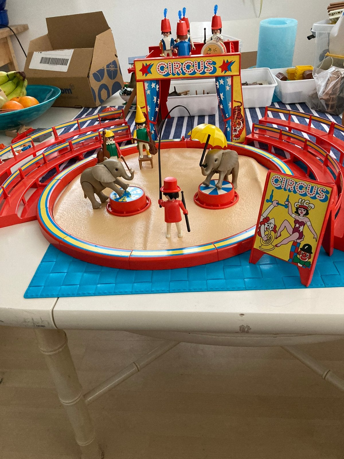 Playmobil circus 3553 - 1982, Ophalen of Verzenden, Zo goed als nieuw, Complete set