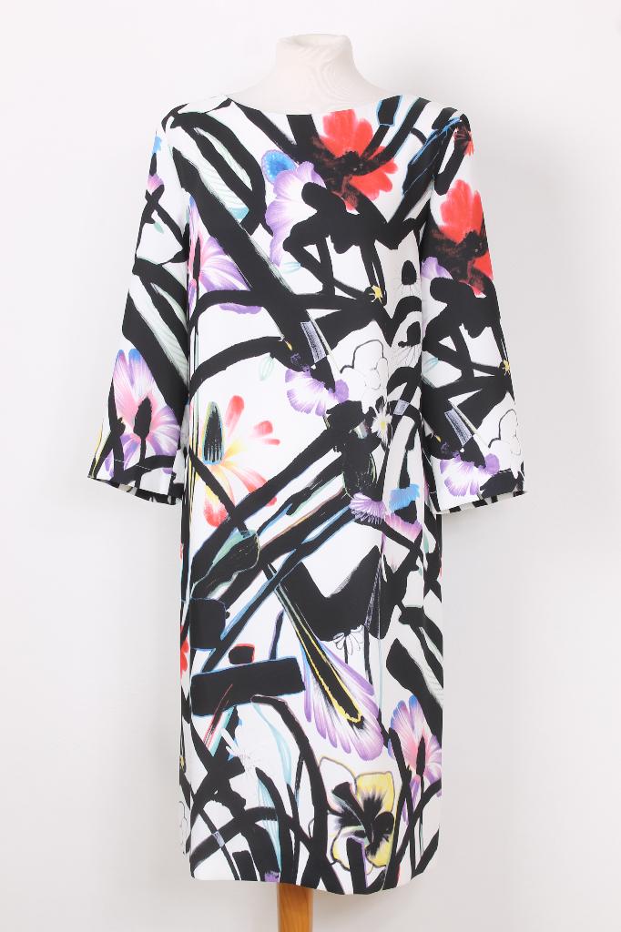Zomer! Jurk van PIU PIU maat 44, Kleding | Dames, Jurken, Zo goed als nieuw, Maat 42/44 (L), Wit, Knielengte, Ophalen of Verzenden