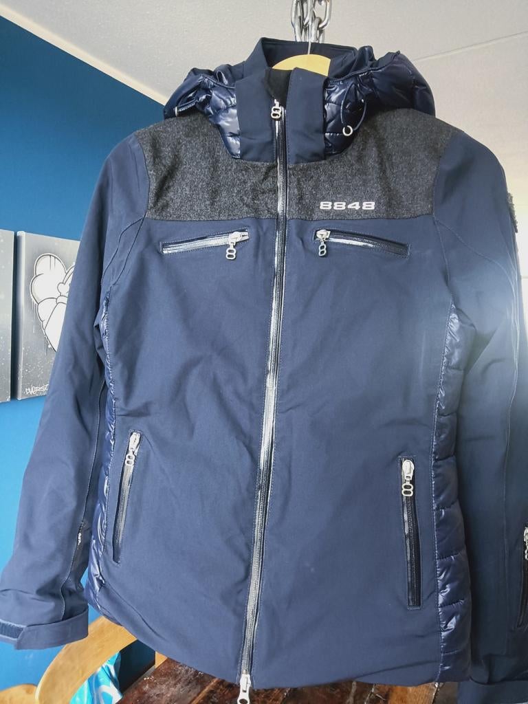 Kwaliteit jas van het merk 8848 blauw maat 38, Maat 38/40 (M), Blauw, Ophalen of Verzenden, Gedragen