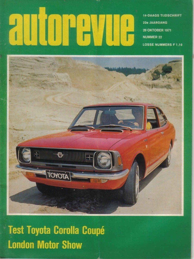 Autorevue 22 1971 : Mercedes Benz 350 SL Coupe - Toyota, Ophalen of Verzenden, Gelezen, Algemeen
