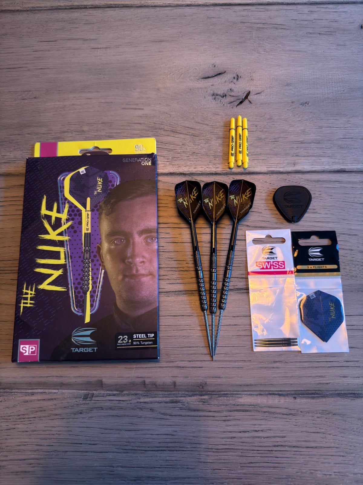 Target Luke Littler G1 90% dartpijlen plus extra’s, Sport en Fitness, Darts, Ophalen of Verzenden, Gebruikt, Pijlen